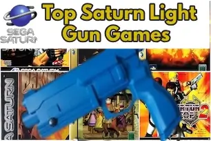 Locked & Loaded: Top SEGA Saturn Light Gun Games That Still Hit Hard Top Sega Saturn light gun games with Saturn Virtua Gun and game box art collage